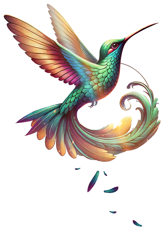 Ecstatic Dance Events - Colorful Flying Kolibri